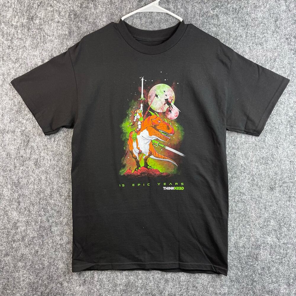 ThinkGeek 15 Years Epic Years Anniversary Shirt Size Medium Black